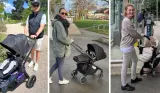 Three parents pushing the best pushchairs