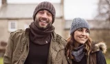 Man and woman wearing snoods