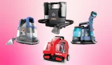Selection of the best spot cleaners, including Bissell, Vax, Rug Doctore and Vax