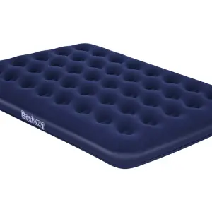 A product image of the Bestway Air Bed Flocked Double Air Mattress