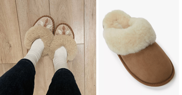 Testing imagery of The Small Home and John Lewis slippers