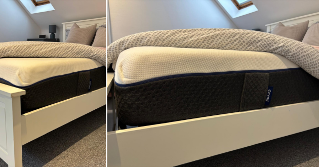 Real life imagery of the Emma Original Hybrid Mattress