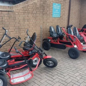 Dino karts at Hoburne Bashley holiday park