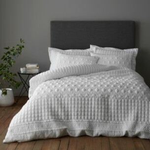 Billie white duvet cover
