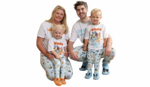 Bluey matching family PJs