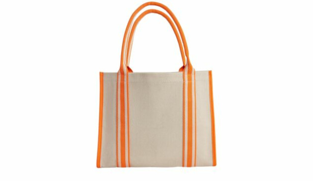 Boden neon canvas tote bag