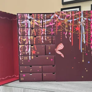Half a door open on the Boots Luxe Beauty Advent Calendar 2026
