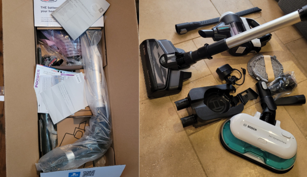 Bosch Unlimited 7 Aqua 2in1 Cordless Vacuum Cleaner & Mop