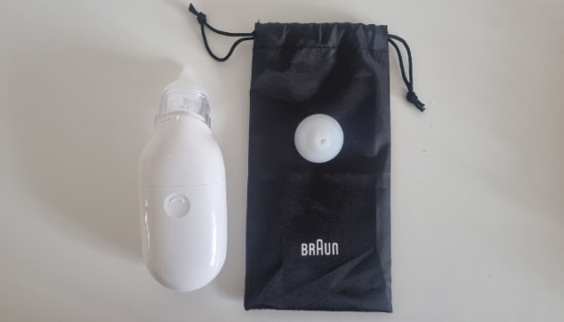 Braun Healthcare Electrical Nasal Aspirator and storage bag