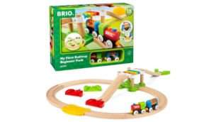 BRIO My First Railway Beginner Wooden Railway Train Set