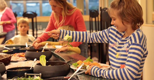 Brittany Ferries promotional image of buffet