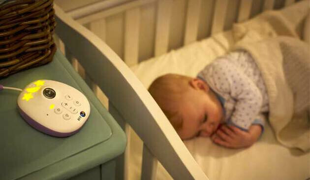 BT audio monitor cot