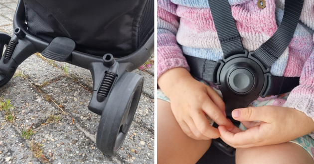Bugaboo Butterfly 2 brake and harness