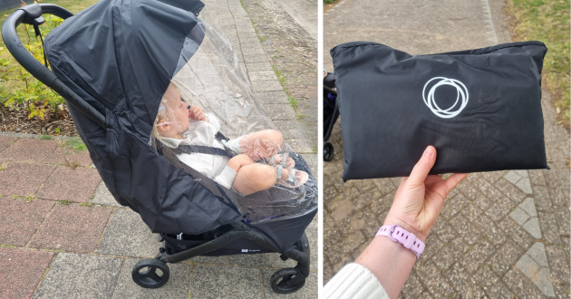 Bugaboo Butterfly 2 rain cover and storage pouch