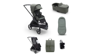 Bugaboo Dragonfly Essential 6 Piece Bundle - Forest Green