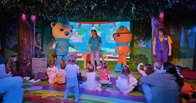 Octonauts on stage at the CBeebies Land Hotel