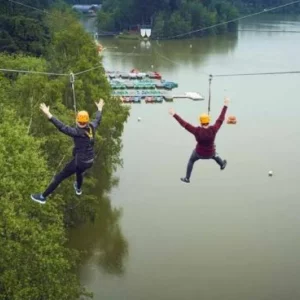 Center Parcs Elveden Forest zip line