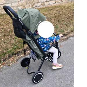 child in SmarTrike wonder max stroller trike