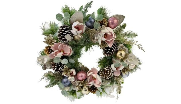 Blush Christmas wreath