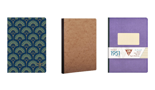 clairefontaine notebooks in different colours