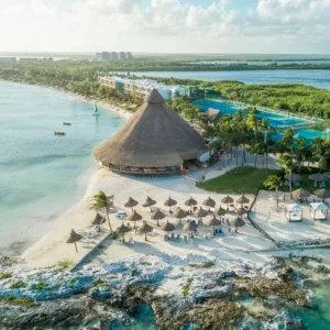 Aerial view of Club Med Cancun