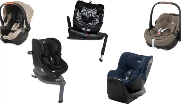 Collage of best baby car seats