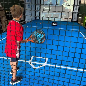 Sports batting cage at Combe Haven holiday park
