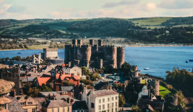 Conwy Castle in North Wales