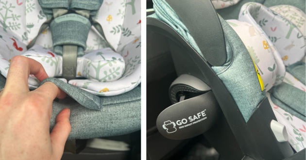 cosatto Acorn 2 i-size side impact and swivel