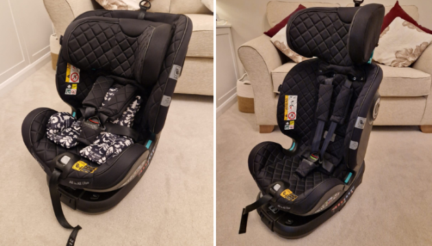 Cosatto All in All Ultra 360 Rotate car seat in different age modes