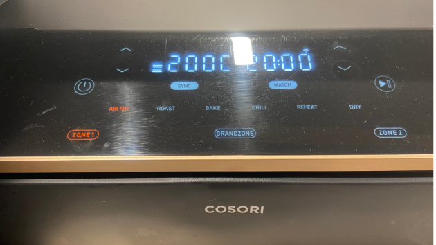 Cosori Air Fryer control panel