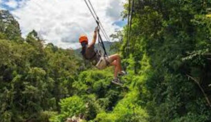 Ziplining in Costa Rica