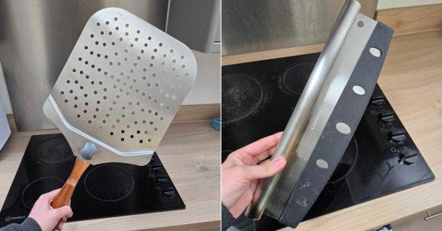 Cuisinart Pizza Ovens' pizza peel and pizza cutter