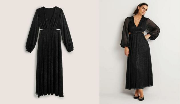 Cut-out Maxi Party Dress