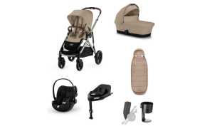 Cybex Gazelle S Pushchair Bundle with Cloud G i-Size Car Seat & Base