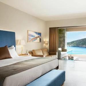 Room at Daios Cove hotel in Crete