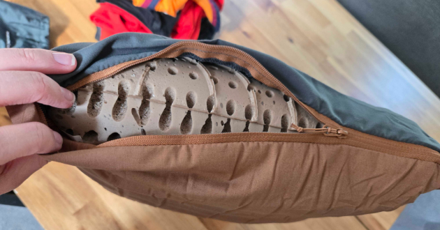 Inside the Decathlon Quechua Camping Pillow Ultim Comfort