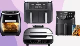 Selection of the best air fryers, including Tower, Ninja, and Cosori