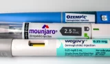 A picture of Ozempic, Mounjaro and Wevogy injection pens