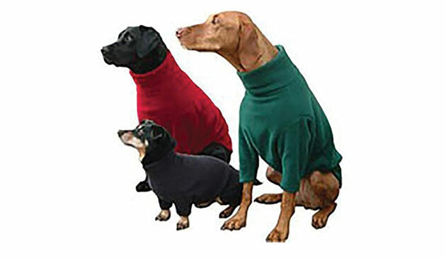 Dogs in a fleece