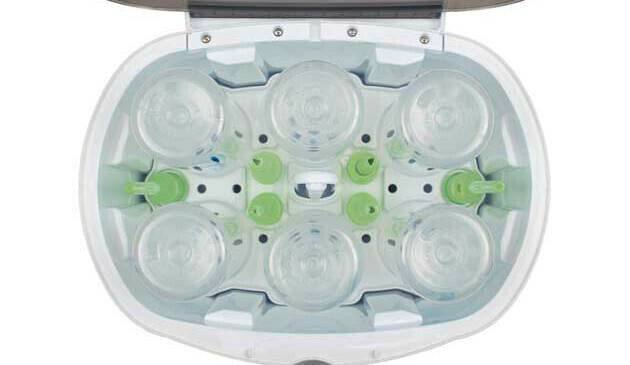 dr brown's deluxe steriliser interior