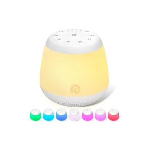 Dreamegg white noise machine night light stock image