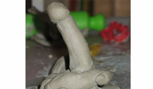 Large clay cock