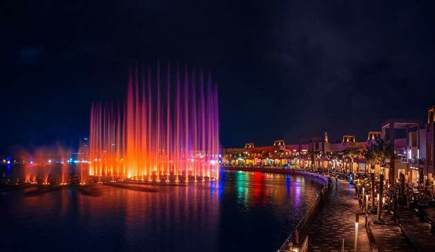 Dubai Palm Fountain
