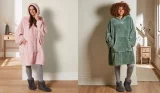Dunelm Teddy Oversized Blanket Hoodie
