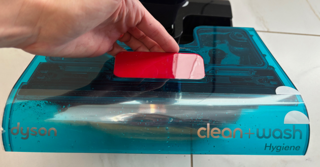 Dyson Clean + Wash Hygiene emptying
