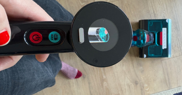 Dyson Clean+Wash Hygiene in use