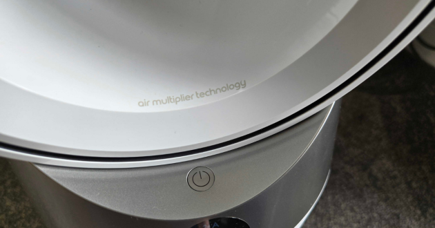 Close up of air multiplier technology on the Dyson Purifier Hot+Cool HP1