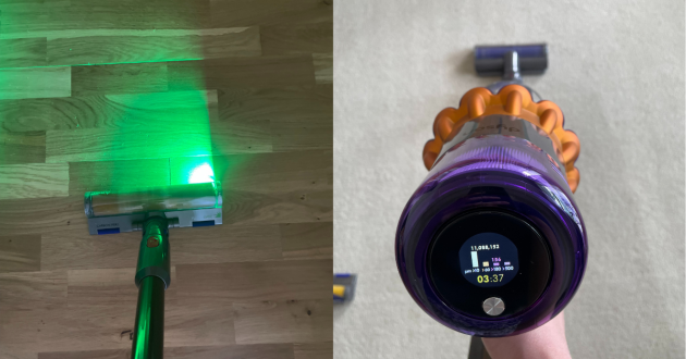 Dyson V15s Submarine in use