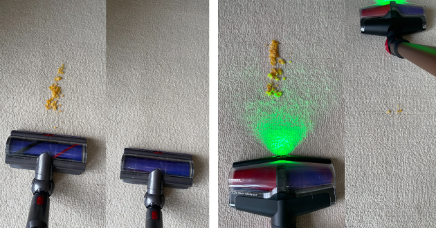 Dyson V16 Piston Animal Vacuum Cleaner vs V15 in testing